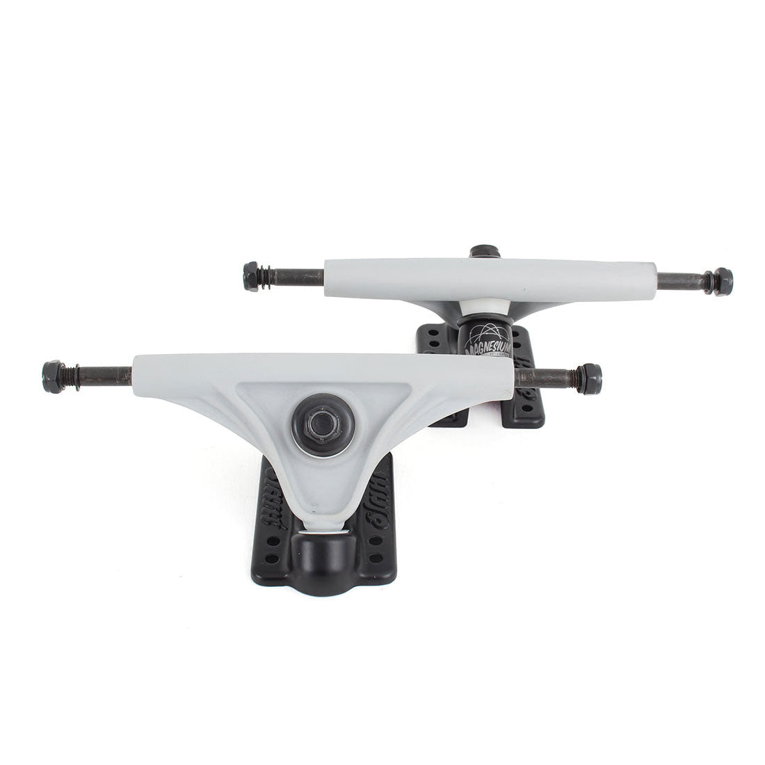 Premium Slant Reverse Kingpin 150mm Skateboard Trucks - Mag Grey - Perfect for Cruising, Carving & Street Skating
