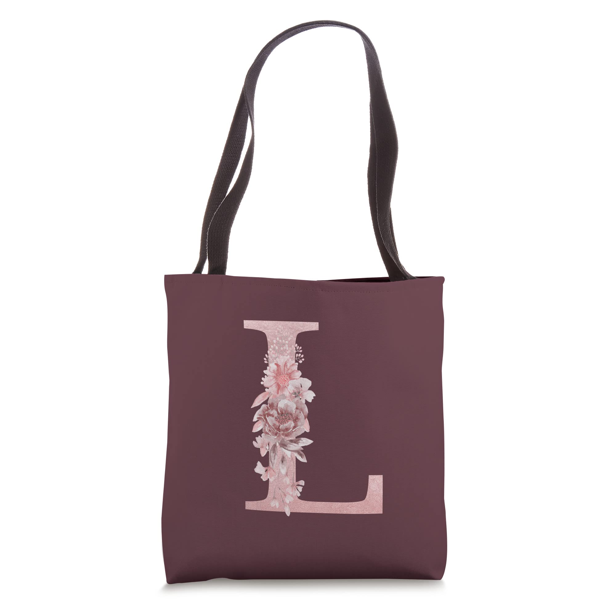 Stylish Letter L Tote Bag - Durable Cotton Canvas Shoulder Bag for Women & Men - Perfect for Shopping, Beach, Work & Everyday Use