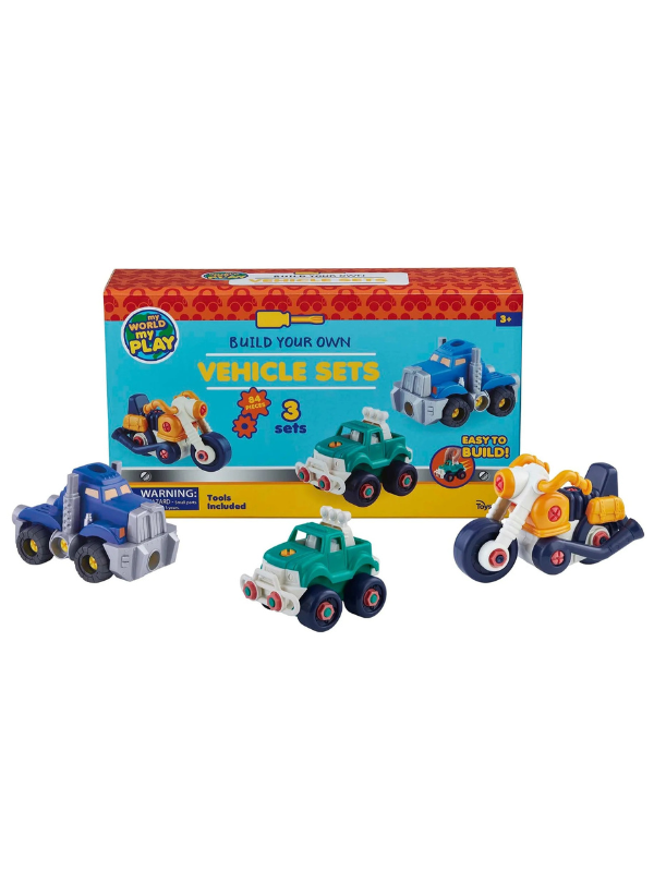 DIY Vehicle Building Kit - STEM Toy for Kids & Adults - Creative Construction Set for Cars, Trucks & More - Perfect for Learning, Play & Gift Giving