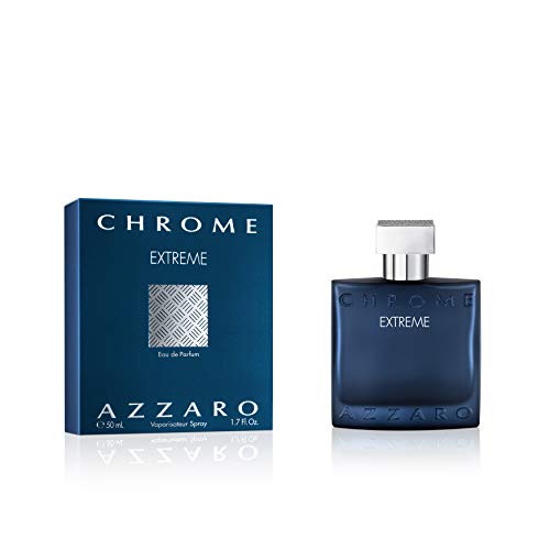 Azzaro Chrome Extreme Eau de Parfum for Men - Premium Woody Citrus Amber Cologne - Long Lasting Fragrance for Date Night & Special Occasions