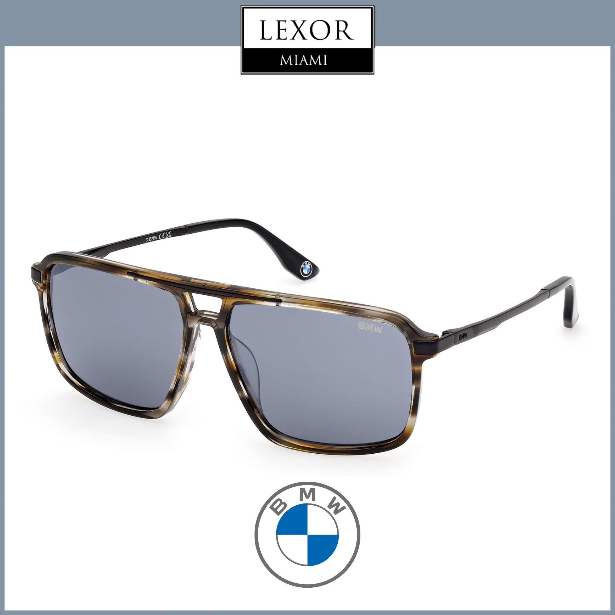 BMW BW0059 H 5845C Polarized Sunglasses for Men & Women - UV Protection, Stylish Driving Shades - Perfect for Outdoor Sports, Beach & Road Trips