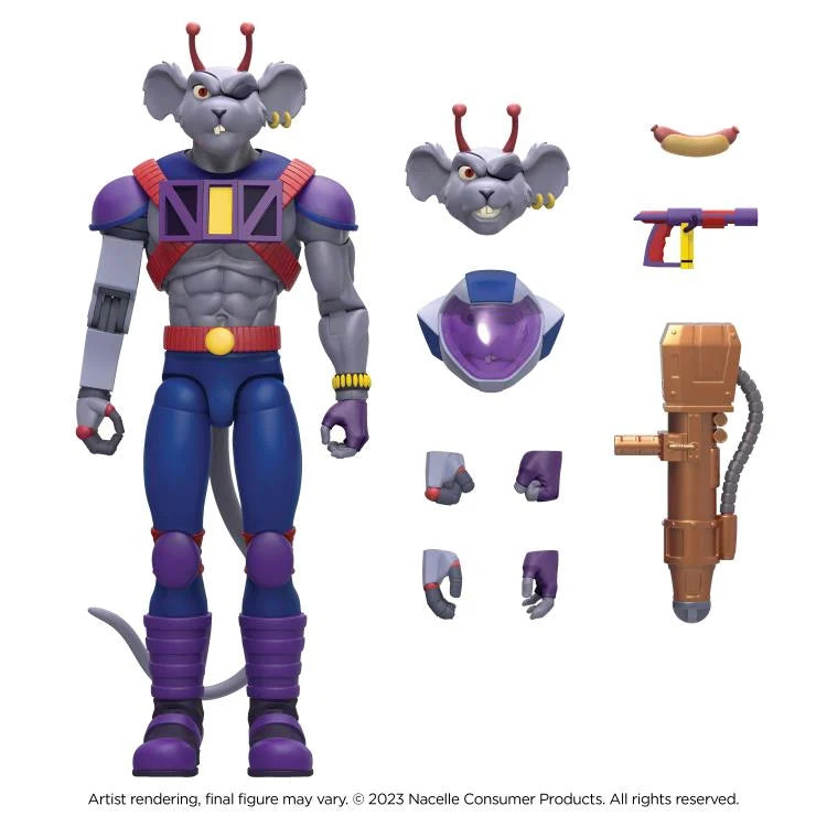 Modo Action Figure - Biker Mice From Mars Collectible Toy for Fans & Display