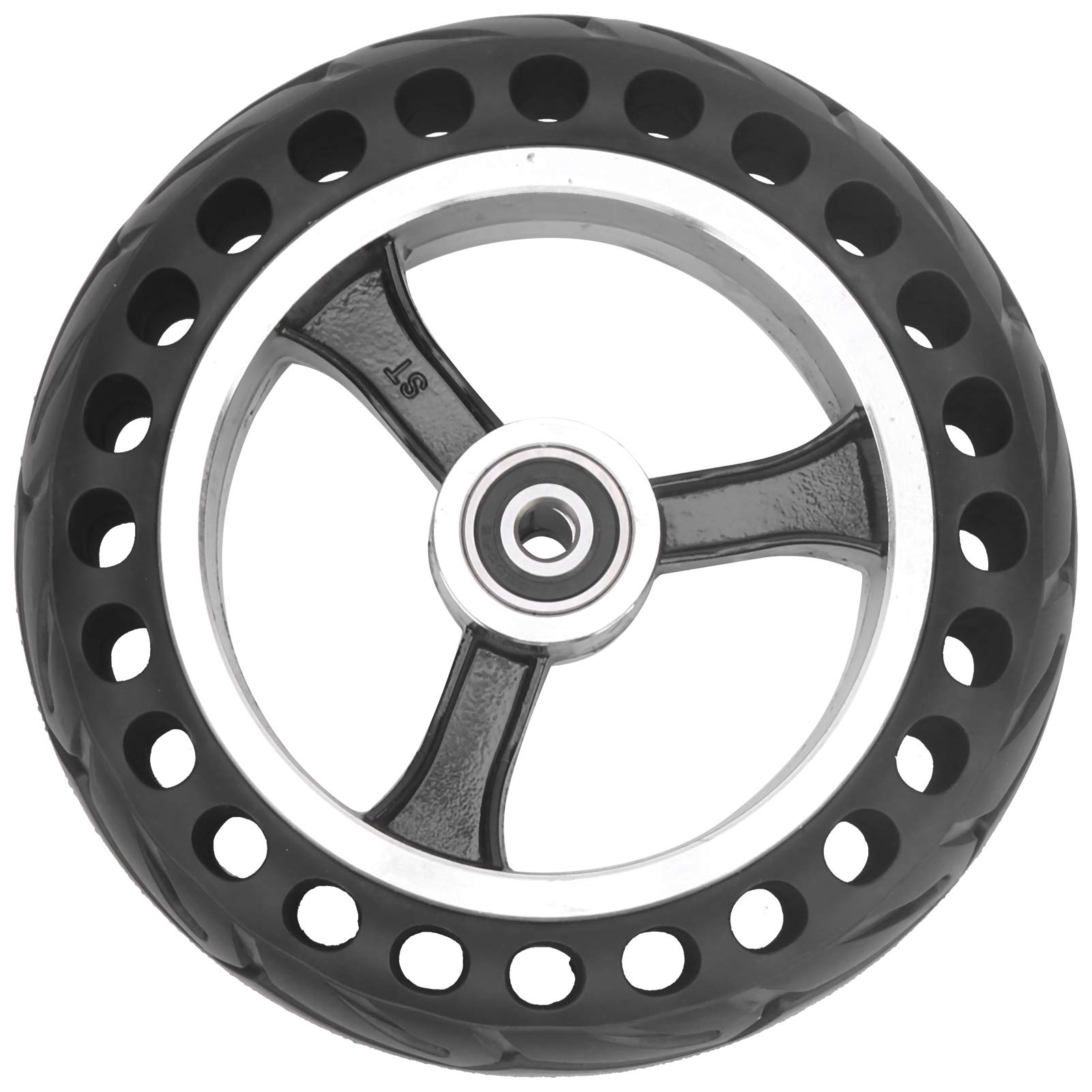 Keenso 8-Inch Electric Scooter Solid Tires - 200x50 Explosion-Proof Solid Rubber Wheels with Hub for Commuting, Urban Travel & Last-Mile Transportation