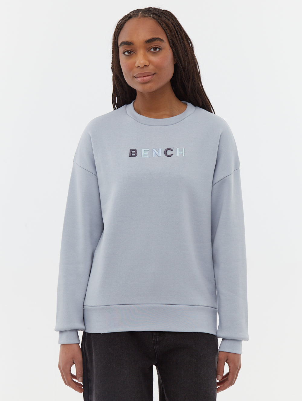 Lilem Block Letter Crew Neck Sweatshirt - Comfortable Unisex Pullover for Casual Wear | Perfect for Street Style, Lounge & Everyday Outfits