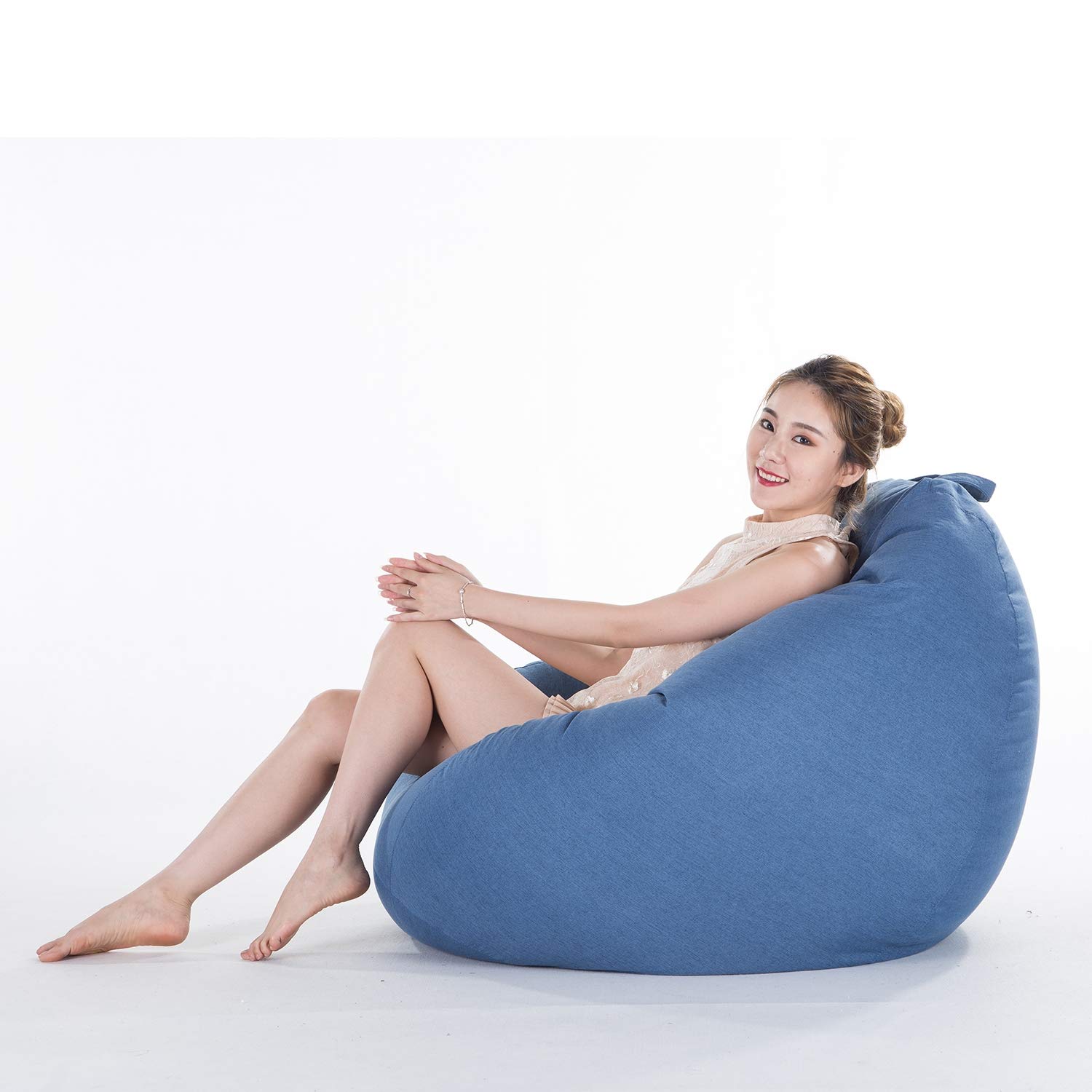 LGZY Waterproof Bean Bag Chair Cover for Kids & Adults - XL Size with Zipper, No Filling Included - Perfect for Gaming Chairs, Indoor Lounging & Outdoor Garden Furniture