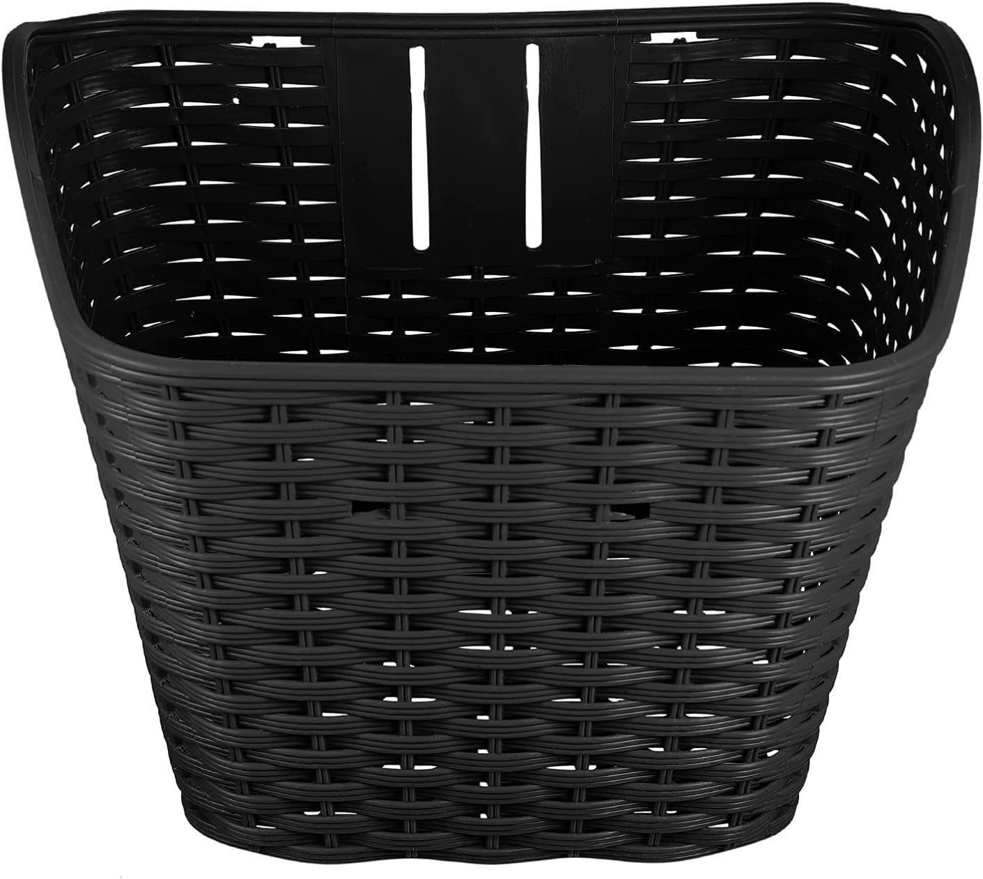 Amdieu Braided Plastic Front Bike Basket for Kids - Lightweight Handlebar Cycling Storage Basket for Bicycles | Perfect for School, Picnics & Grocery Shopping