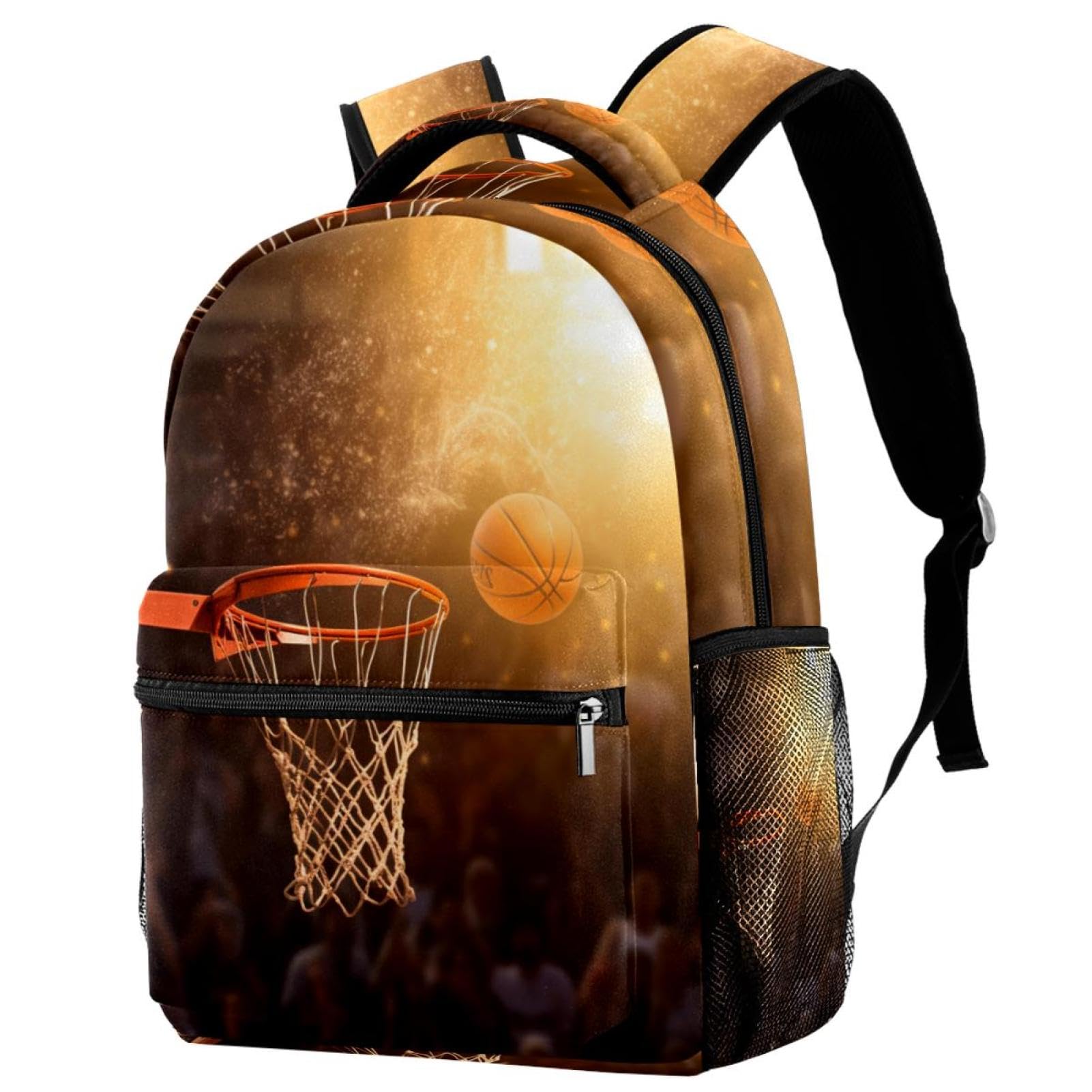 Best Travel Backpack for Men & Women - Durable Basketball Backpack with Hoop - Perfect for Gym, Sports, and Outdoor Adventures