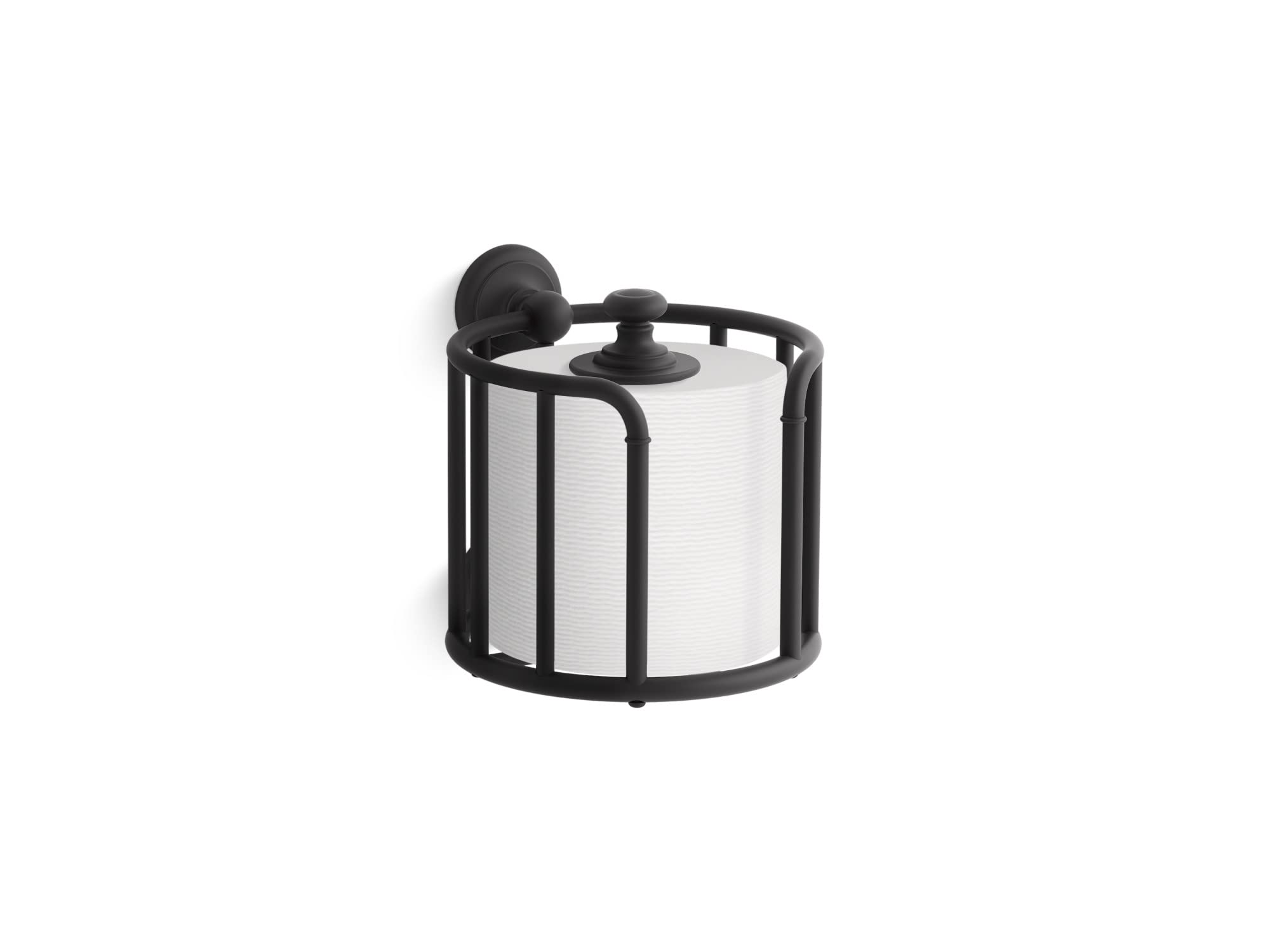Kohler 72576-BL K-72576-BL Artifacts Tissue Holder in Matte Black - Premium Bathroom Accessory for Modern Homes