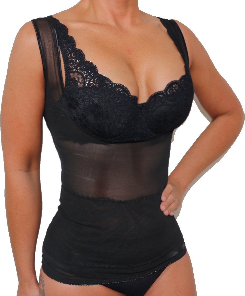 Envy New Body Shaper Top for Women - Slimming Shapewear Camisole (Black) | Perfect for Tummy Control, Postpartum Recovery & Everyday Wear