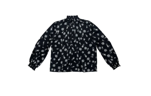 ELLE OH ELLE Misty Blouse for Women - Flowy Casual Shirt in XS to XXL Sizes - Perfect for Office Wear, Date Nights & Spring Outfits