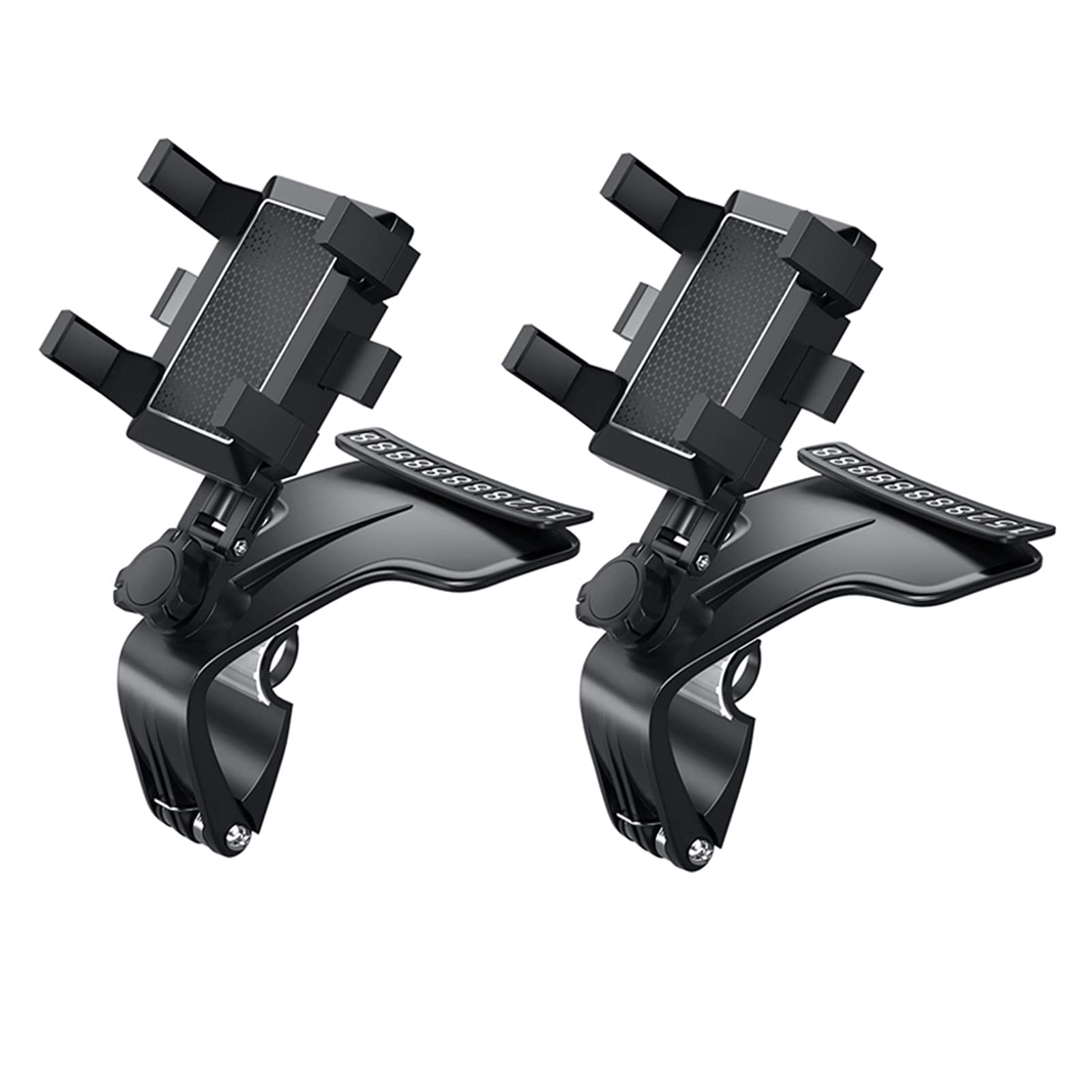 Upgraded Car Phone Holder - 360° Adjustable Dashboard & Sun Visor Mount for iPhone, Samsung, GPS - Secure, Durable & Easy Installation - Perfect for Hands-Free Driving, Navigation & Road Trips