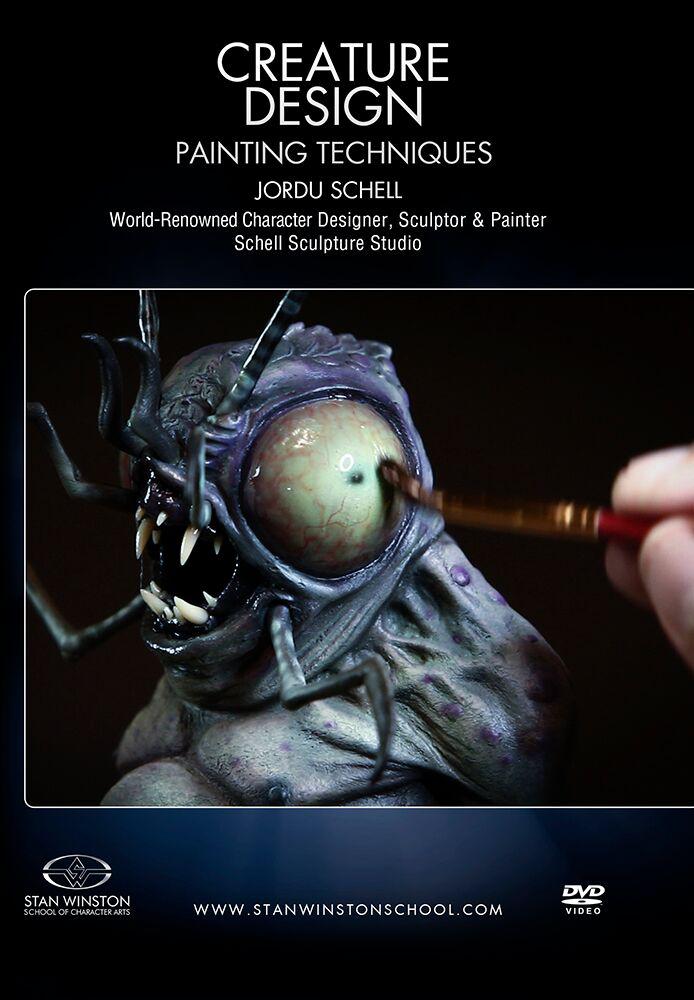 Stan Winston Studio Creature Design Maquette Painting Techniques DVD - Learn Professional Sculpting & Painting for Movie Special Effects - Perfect for Film Artists & Model Makers