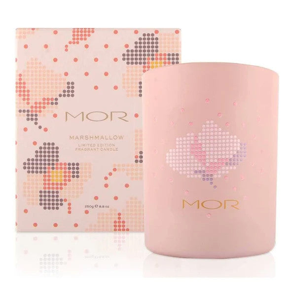 MOR Marshmallow Scented Soy Candle 250g - Aromatherapy Home Decor for Relaxation & Cozy Ambience