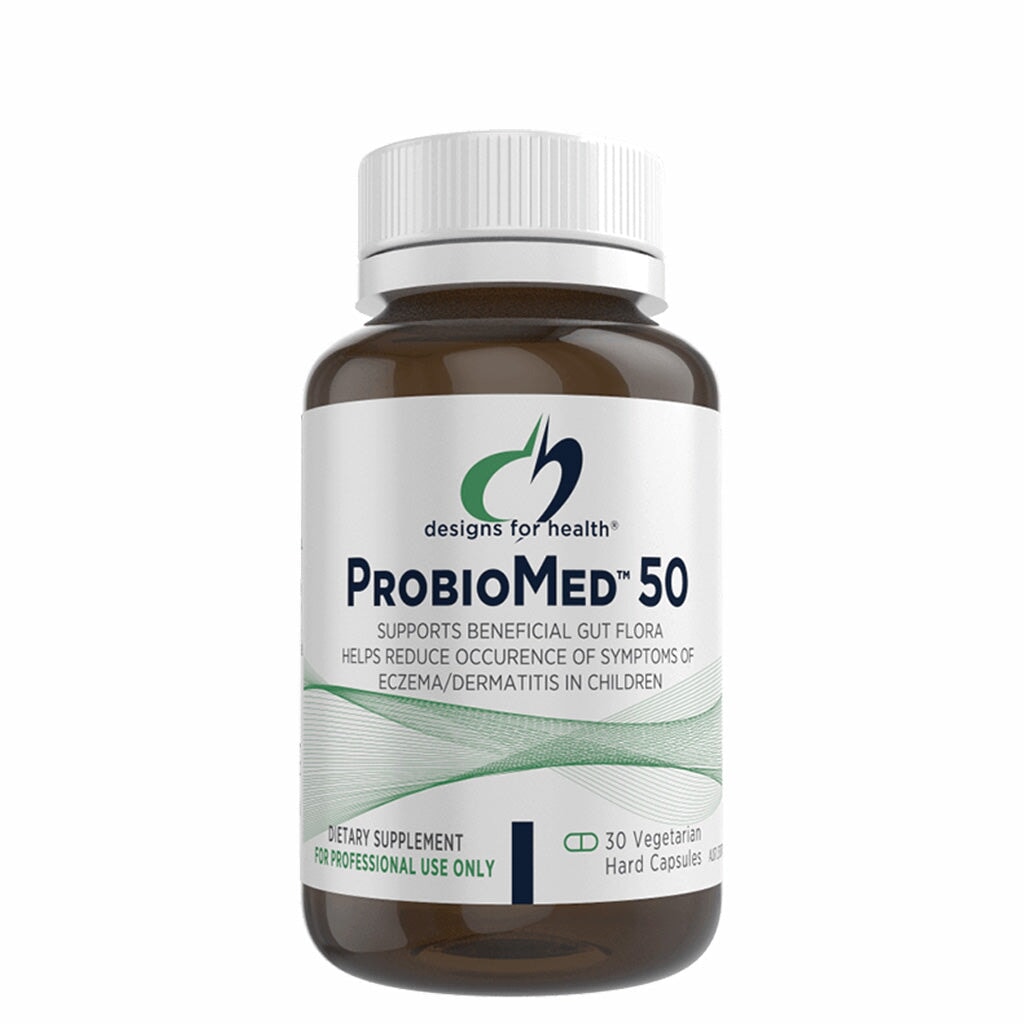 Designs For Health ProbioMed 50B - High Potency Probiotic Supplement with 50 Billion CFUs for Gut Health & Immune Support | Supports Digestion, Bloating Relief & Overall Wellness