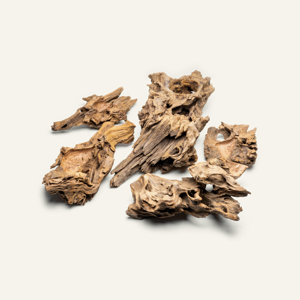 Natural Basin Driftwood for Aquarium Decor - Unique Wood Pieces for Fish Tanks, Terrariums & Home Decoration | Perfect for Aquatic Landscaping, Reptile Habitats & Zen Gardens
