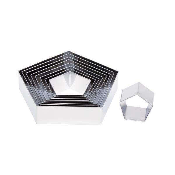 High-Quality Plain Pentagon Cutters Set - Precision Cutting Tools for DIY, Crafts & Home Improvement Projects