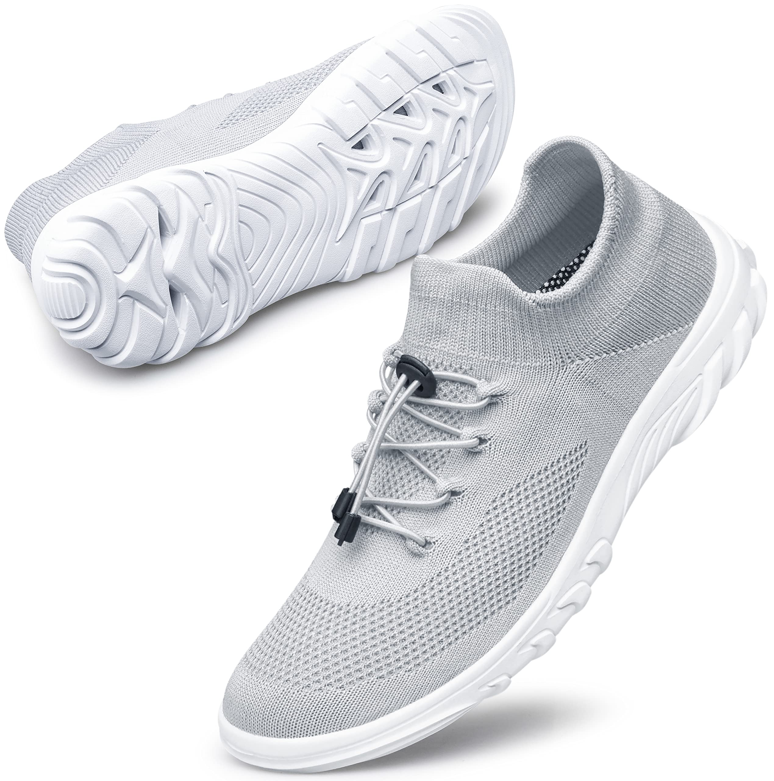 DOUSSPRT Women's Slip-On Walking Shoes - Hypersoft Sock Sneakers for Tennis, Running & Casual Wear | Breathable Mesh Athletic Shoes for All-Day Comfort | Perfect for Gym, Workout & Daily Activities