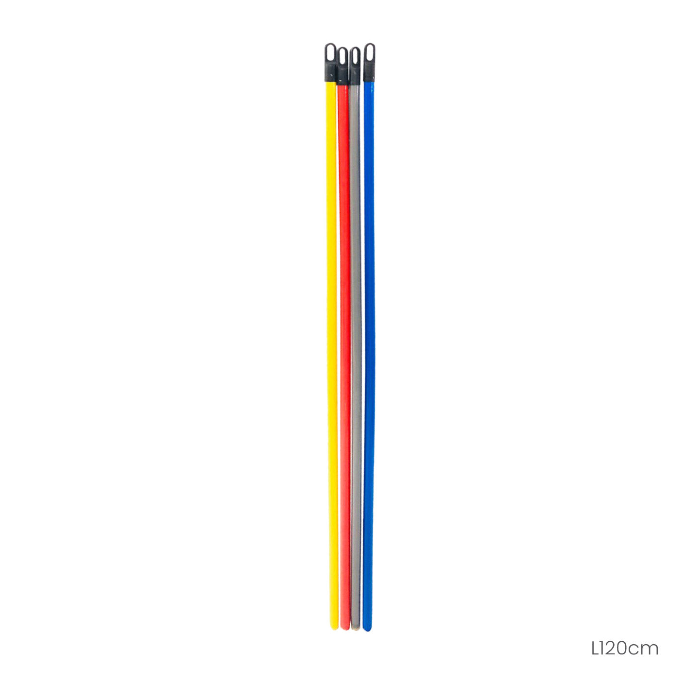 1.2M Wooden Stick - Grey & Red (HFH1011R) for DIY Crafts, Home Decor, and Gardening Support