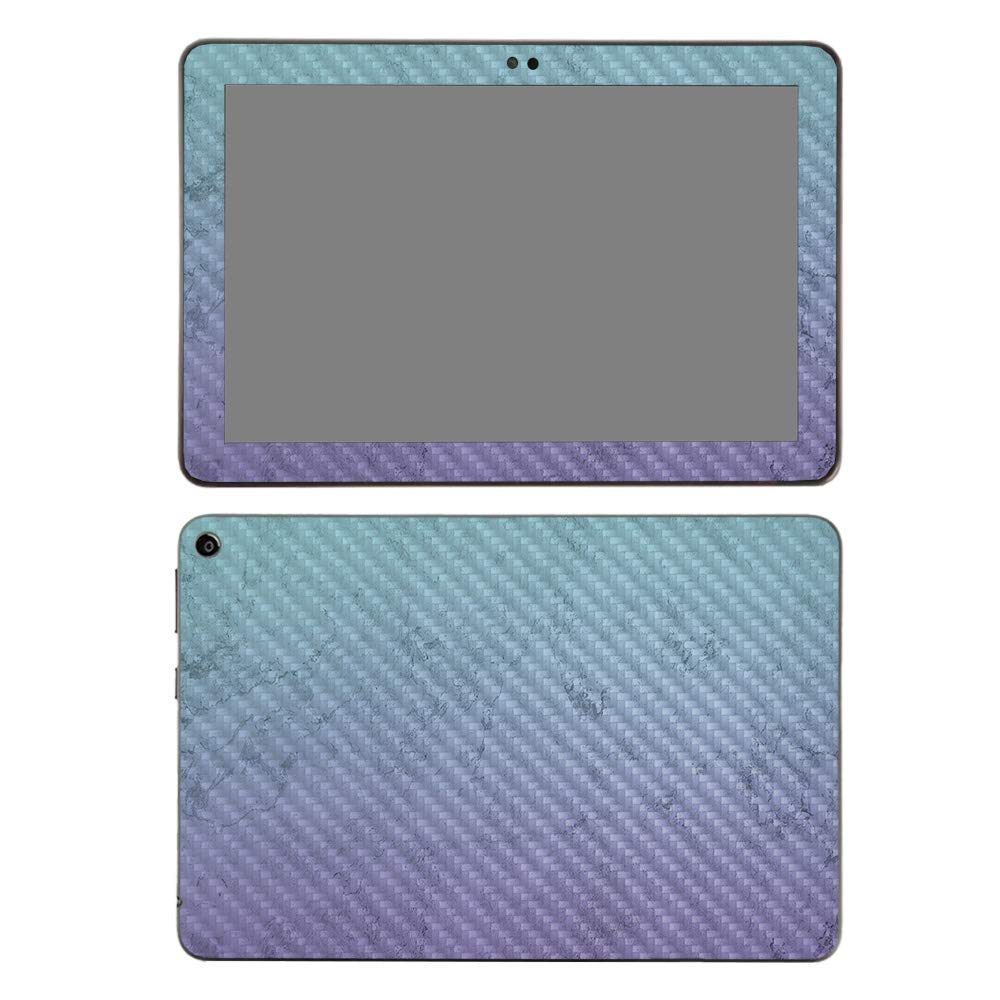 MightySkins Carbon Fiber Skin for Amazon Fire HD 8 (2020) - Gradient Marble Design | Protective & Durable Textured Cover | Easy to Apply | Made in USA | Perfect for Home, Office & Travel Protection