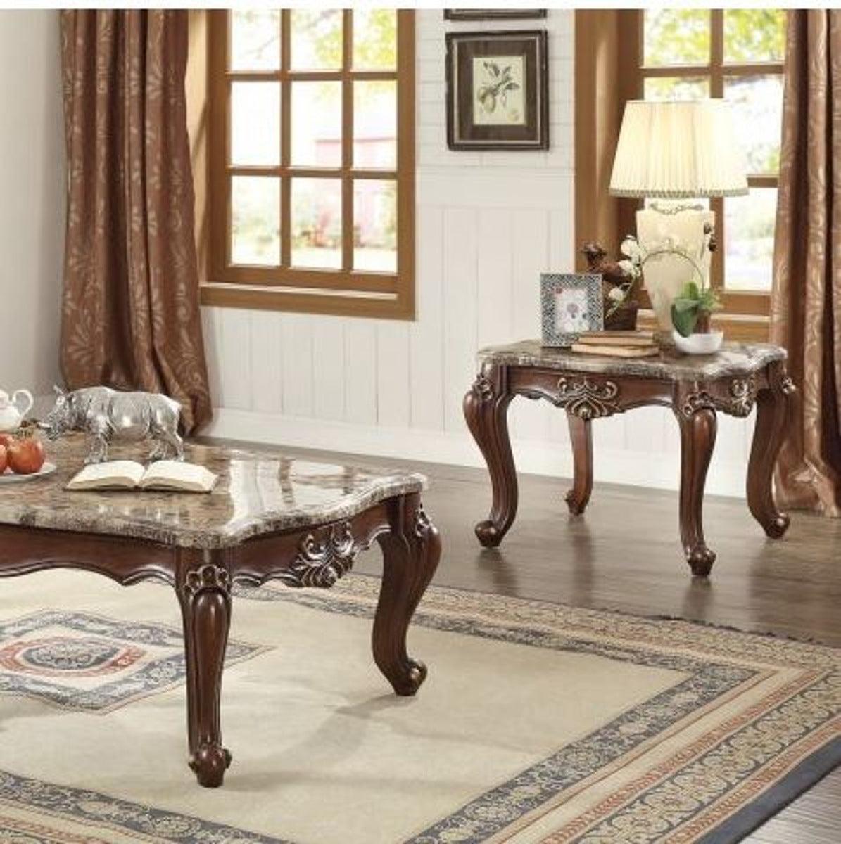 Acme Furniture Shalisa Walnut End Table 81052 - Perfect for Living Room, Bedroom, or Office Side Table