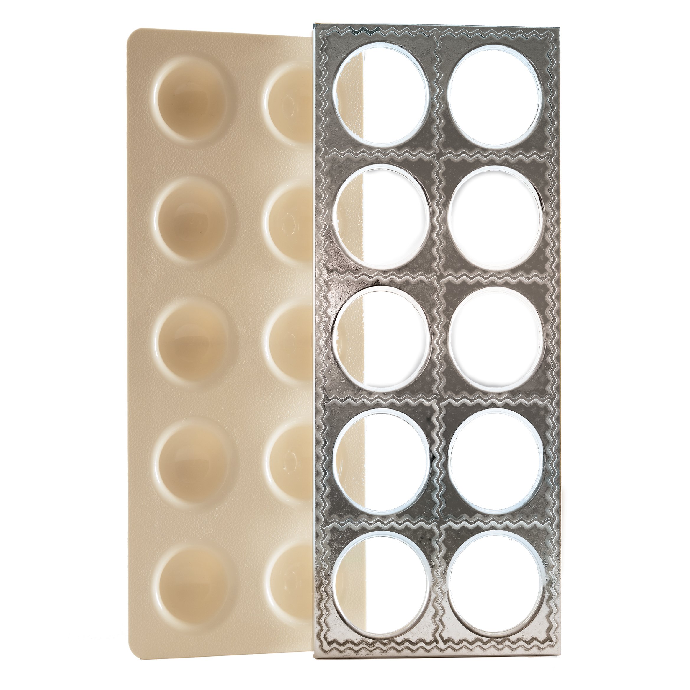 Norpro Jumbo Ravioli Maker with Press - Large Pasta Dough Press for Homemade Ravioli - Perfect for Italian Cooking, Family Dinners & Gourmet Pasta Making