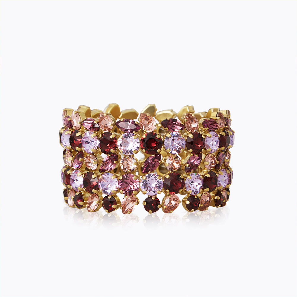 Stylish Multi Cuff Bracelet Set in Violet - Trendy Stackable Bangle for Women, Perfect for Everyday Wear, Parties & Special Occasions