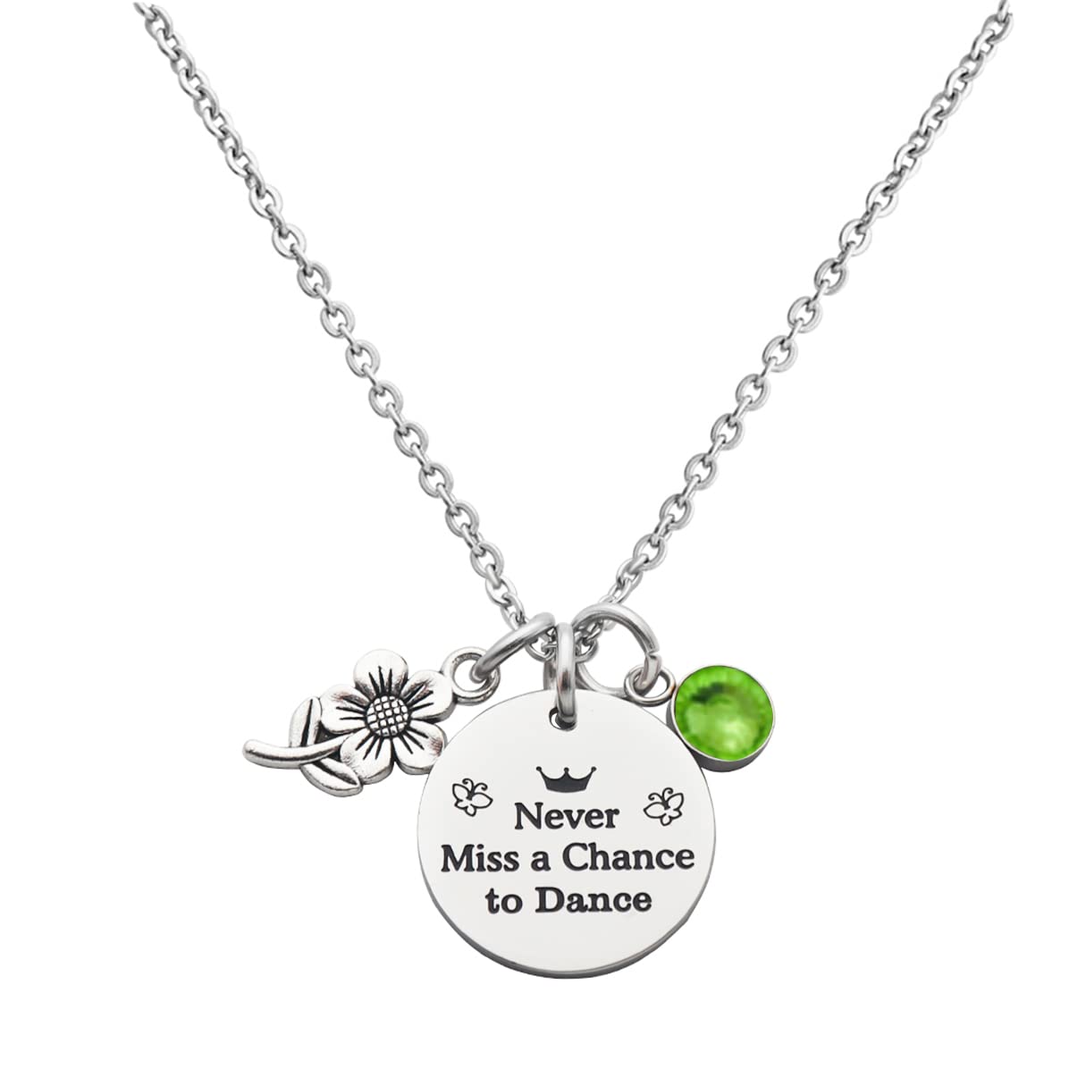 Eilygen Dancer Gift for Girls - Stainless Steel Dance Necklace, Perfect for Ballet, Dance Classes, and Performances