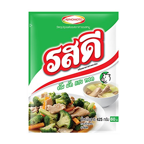 Ajinomoto Rosdee Pork Flavor Seasoning Powder - 450g | Perfect for Soup, Stir-Fry, Stew & Frying | Enhance Asian Dishes, Ramen & Home Cooking