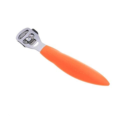 B-LADY Stainless Steel Callus Shaver - Professional Pedicure Tool for Dead Hard Skin Removal, Foot Care Razor Cutter with Skin Rub - Perfect for Cracked Heels & Dry Feet - Ideal for Home Pedicure & Foot Spa Treatments