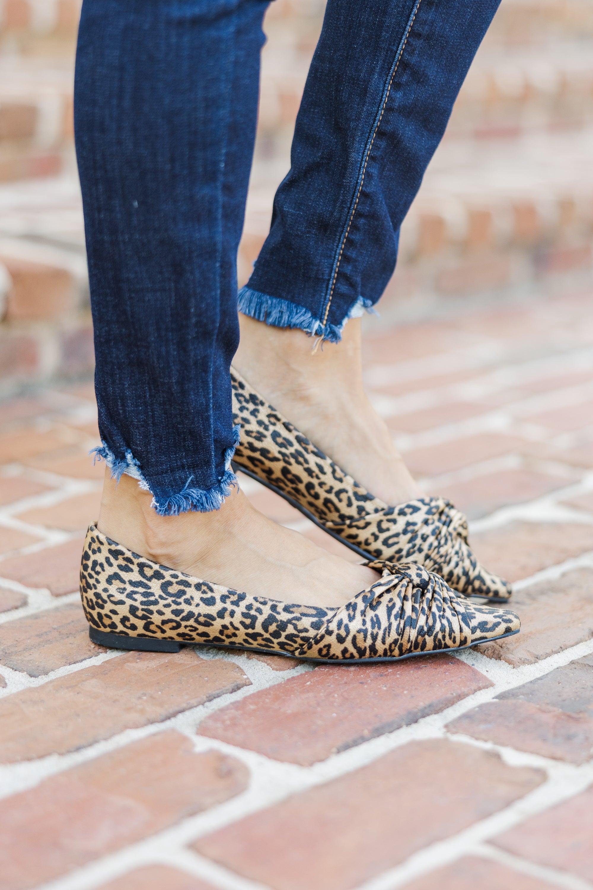 Comfortable Brown Leopard Print Ballet Flats for Women - Stylish Slip-On Shoes for Work, Casual Outfits & Everyday Wear