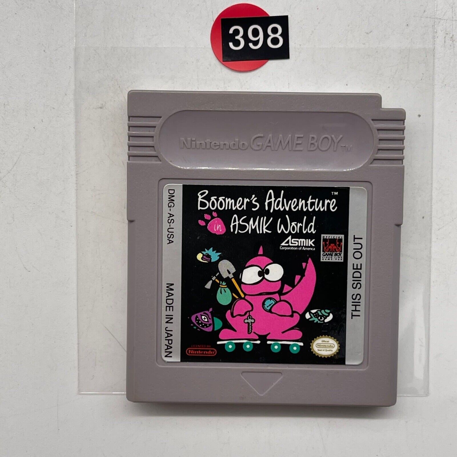 Boomer's Adventure in Asmik World - Original Nintendo Gameboy Retro Game - Perfect for Classic Gaming Collectors & Nostalgic Play
