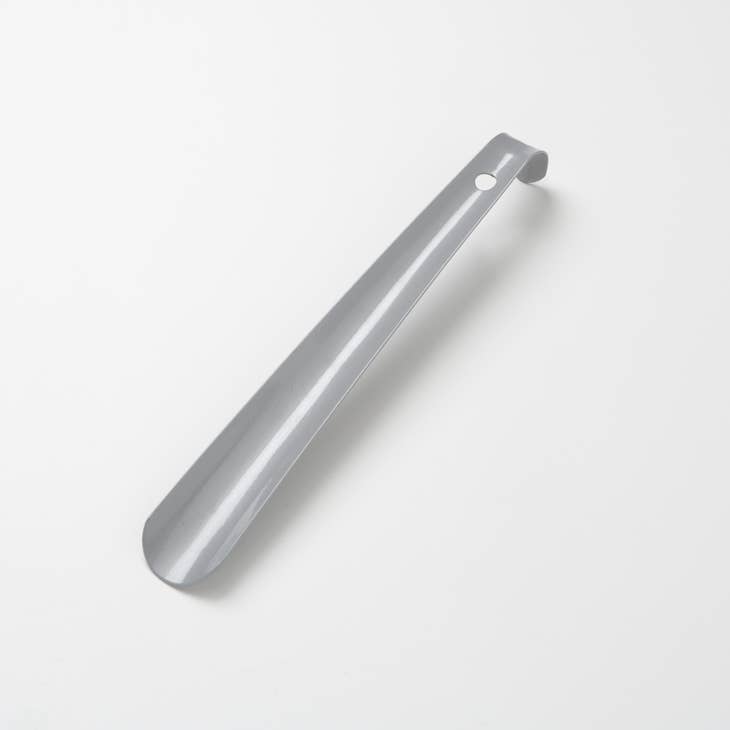 Premium Silver Shoe Horn for Men & Women - Medium Size - Effortless Shoe Insertion - Perfect for Dress Shoes, Boots & Sneakers - Home & Travel Essential