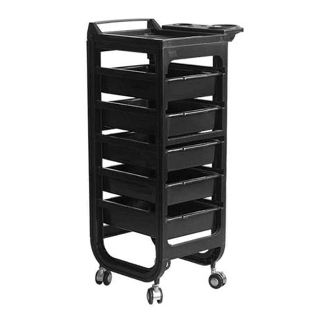 Professional Hair Salon Cart - Multifunctional Beauty Trolley for Hairdressers, Stylists & Barbers - Storage Shelf for Haircut, Perm & Dyeing Equipment - Perfect for Salon Organization & Mobile Styling Services