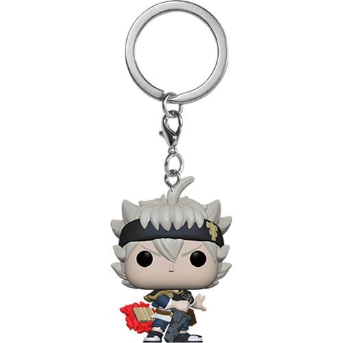 Black Clover Anime Asta Pocket Pop! Vinyl Keychain - Perfect for Backpacks, Cosplay & Gift for Fans