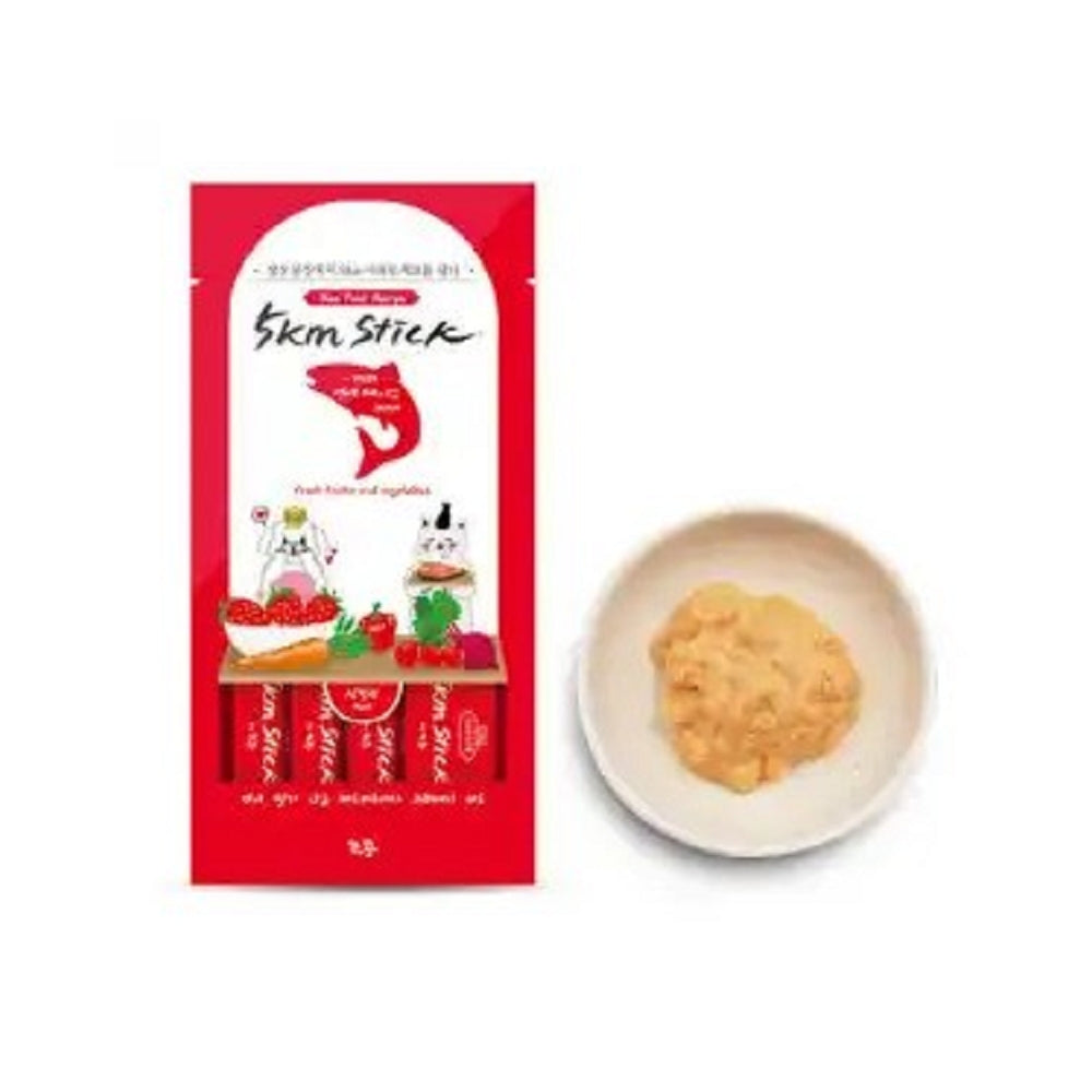 5km Stick Salmon Dog & Cat Treats - Natural Protein Snacks for Pets - Perfect for Training, Rewards & Dental Health