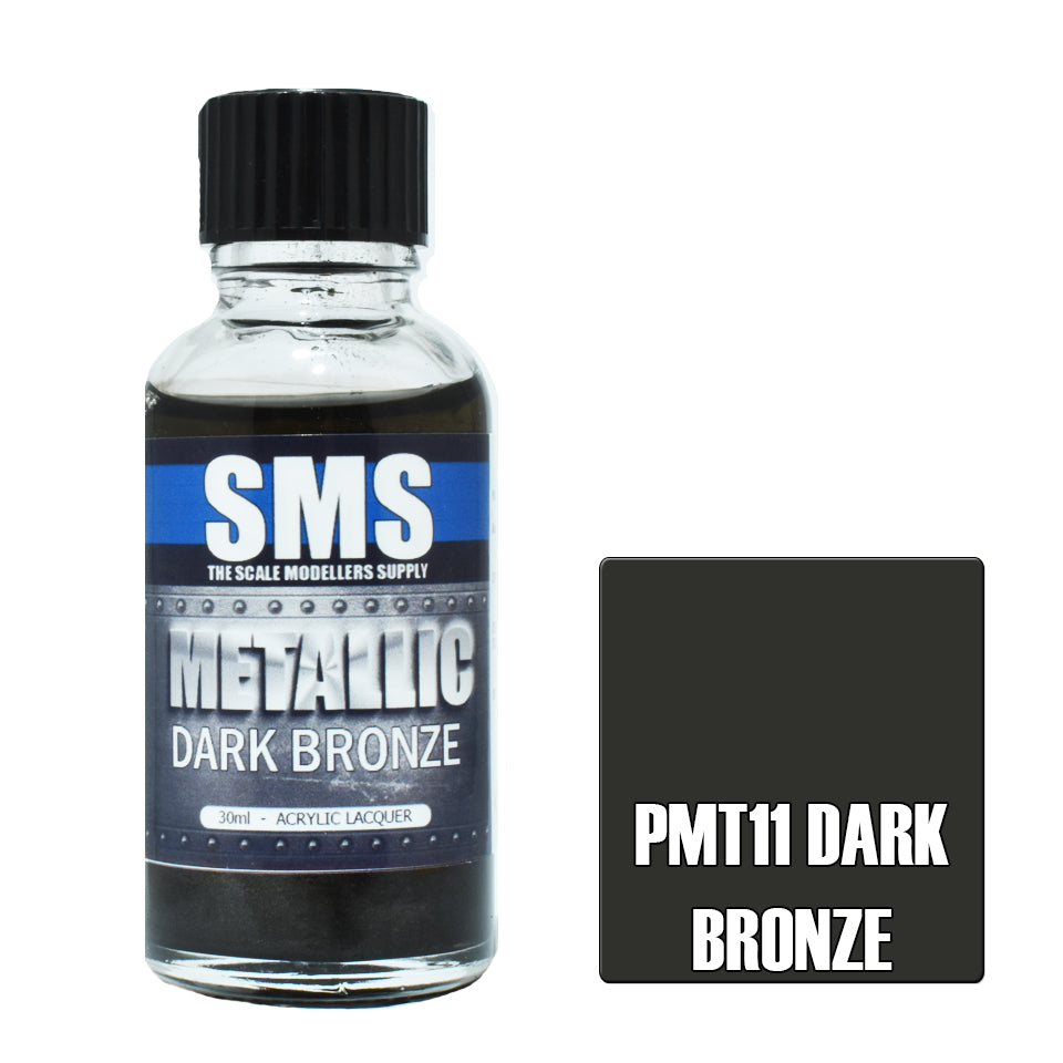 30ML Metallic Dark Bronze Acrylic Lacquer Airbrush Paint - Perfect for Model Kits, DIY Crafts & Automotive Touch-Ups