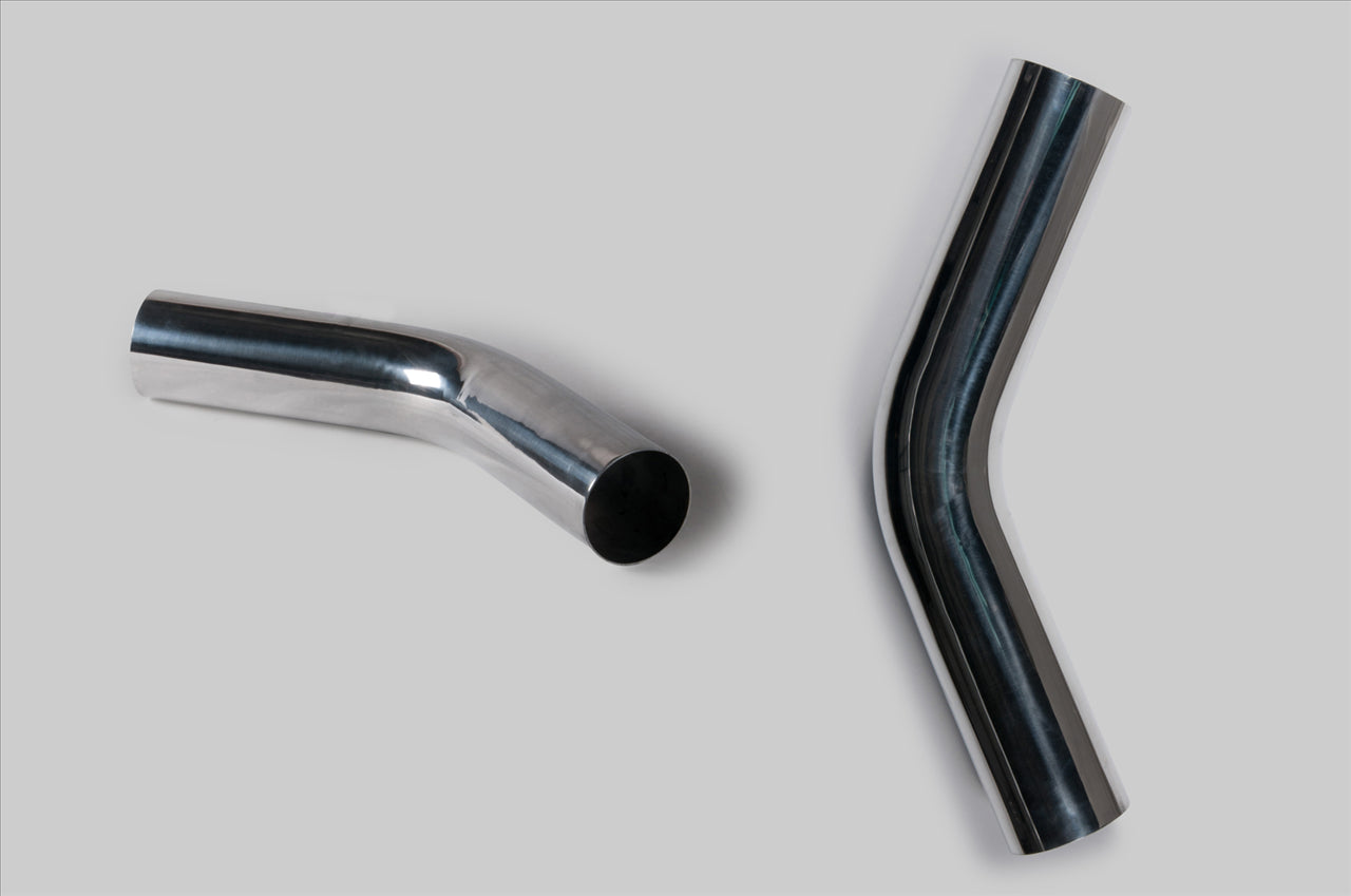 45 Degree Aluminum Piping - 2.5 Inch Lightweight Durable Pipe Fitting for HVAC, Plumbing & DIY Projects