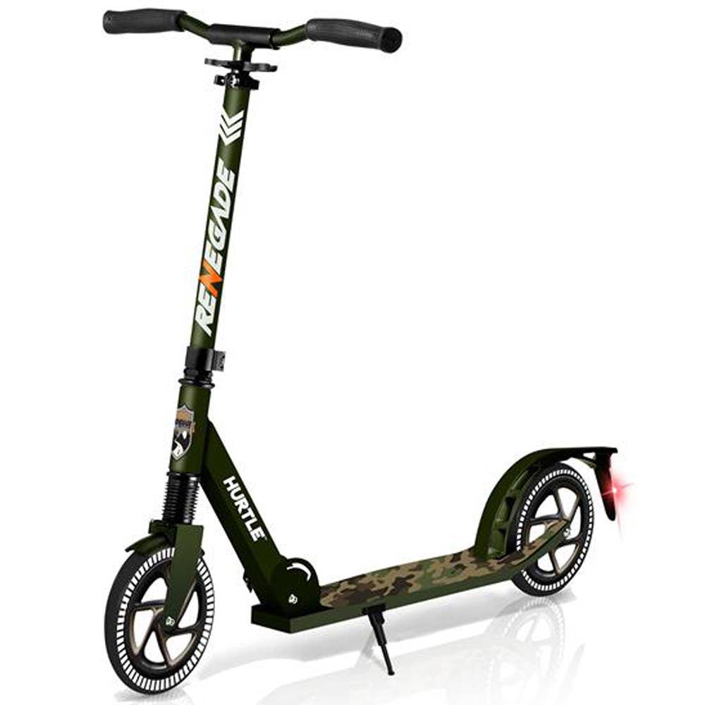 Foldable Kick Scooter for Adults & Teens - Lightweight Commuter Scooter with Adjustable Height - Perfect for Urban Travel, Campus, and Daily Commute