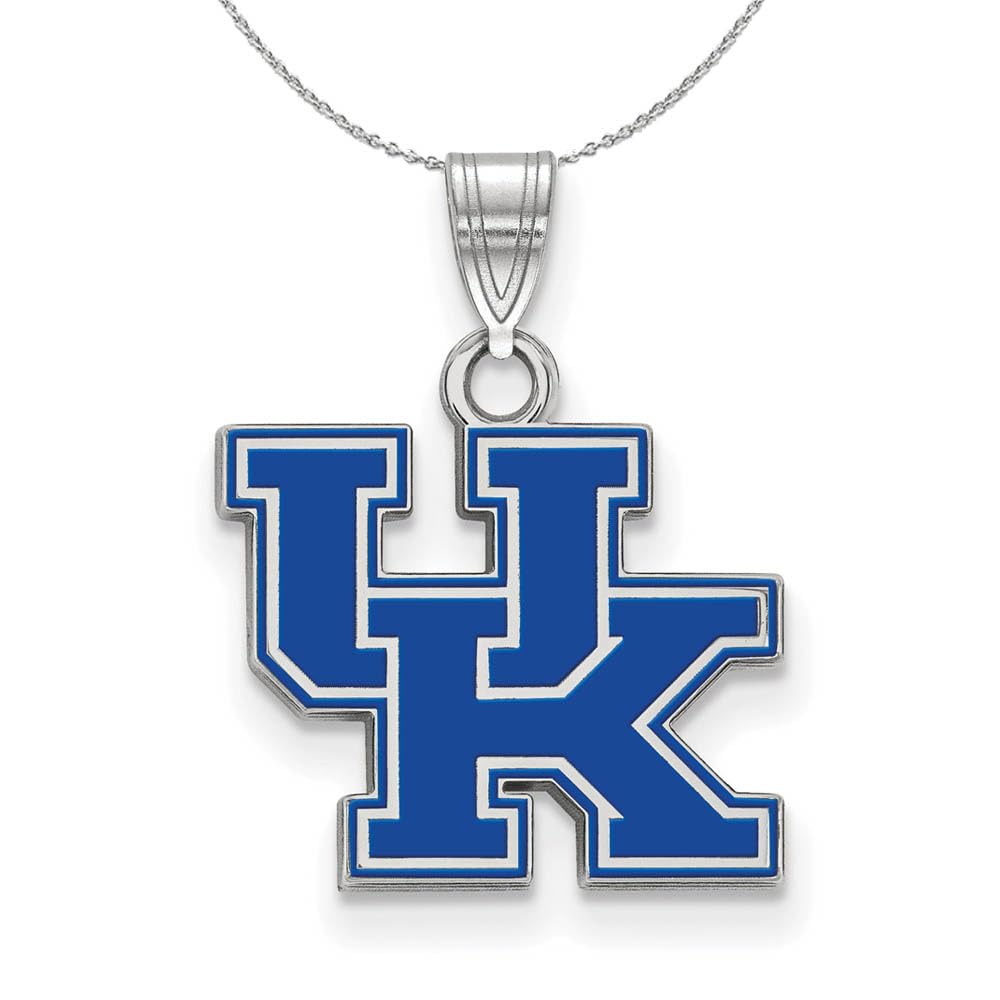 UK Sterling Silver Black Bow Enamel Pendant Necklace for Gifts & Special Occasions