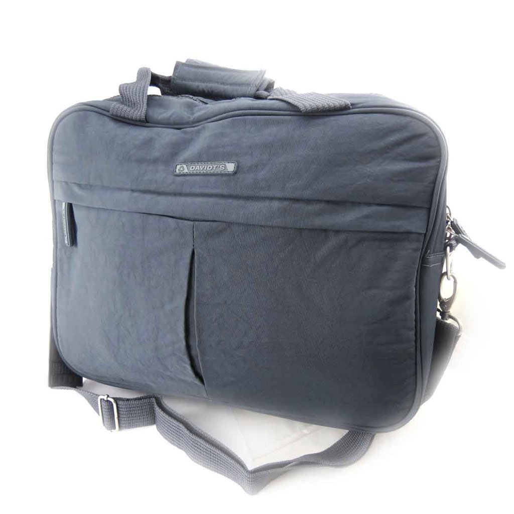 Mike Small Gray Travel Bag - Lightweight & Durable Carry-On for Weekend Getaways & Business Trips
