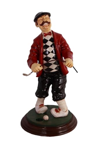 Golf Lover's Frustration Statue - Funny Golf Decor for Home, Office, or Man Cave - Perfect Golf Gift for Men & Women