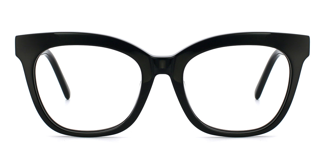 Trendy Translucent Cat Eye Reading Glasses WD1304 - Stylish Black Frames for Women, Perfect for Reading & Fashion Accessories