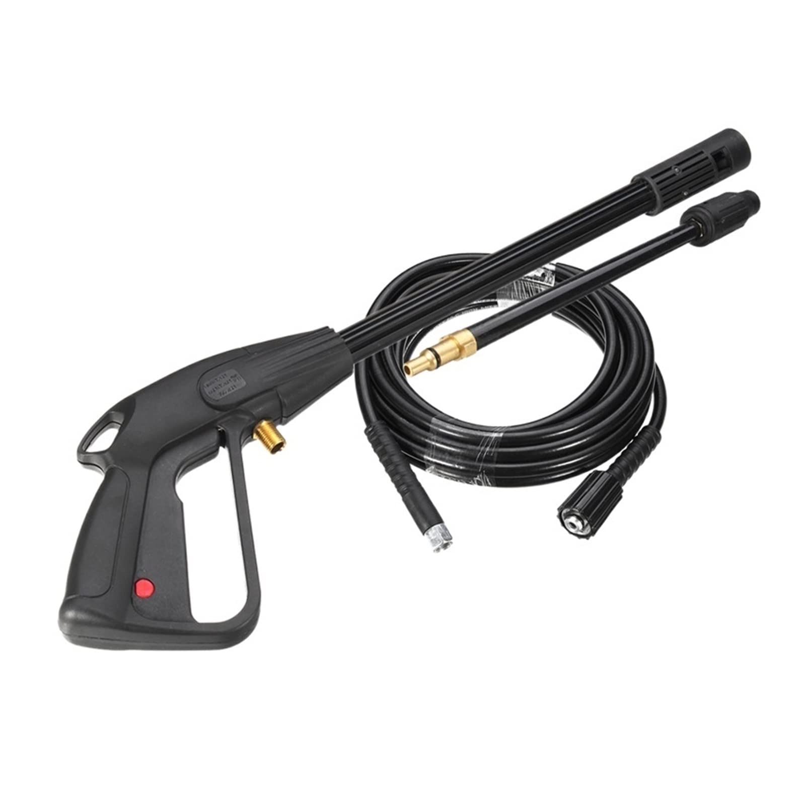 YKLL High Pressure Car Washer Spray Nozzle - M22 Water Cleaning Tool with 8M Hose for Car Washing, Lawn & Garden Care - Perfect for Home, Garage & Outdoor Cleaning (Color: Black)