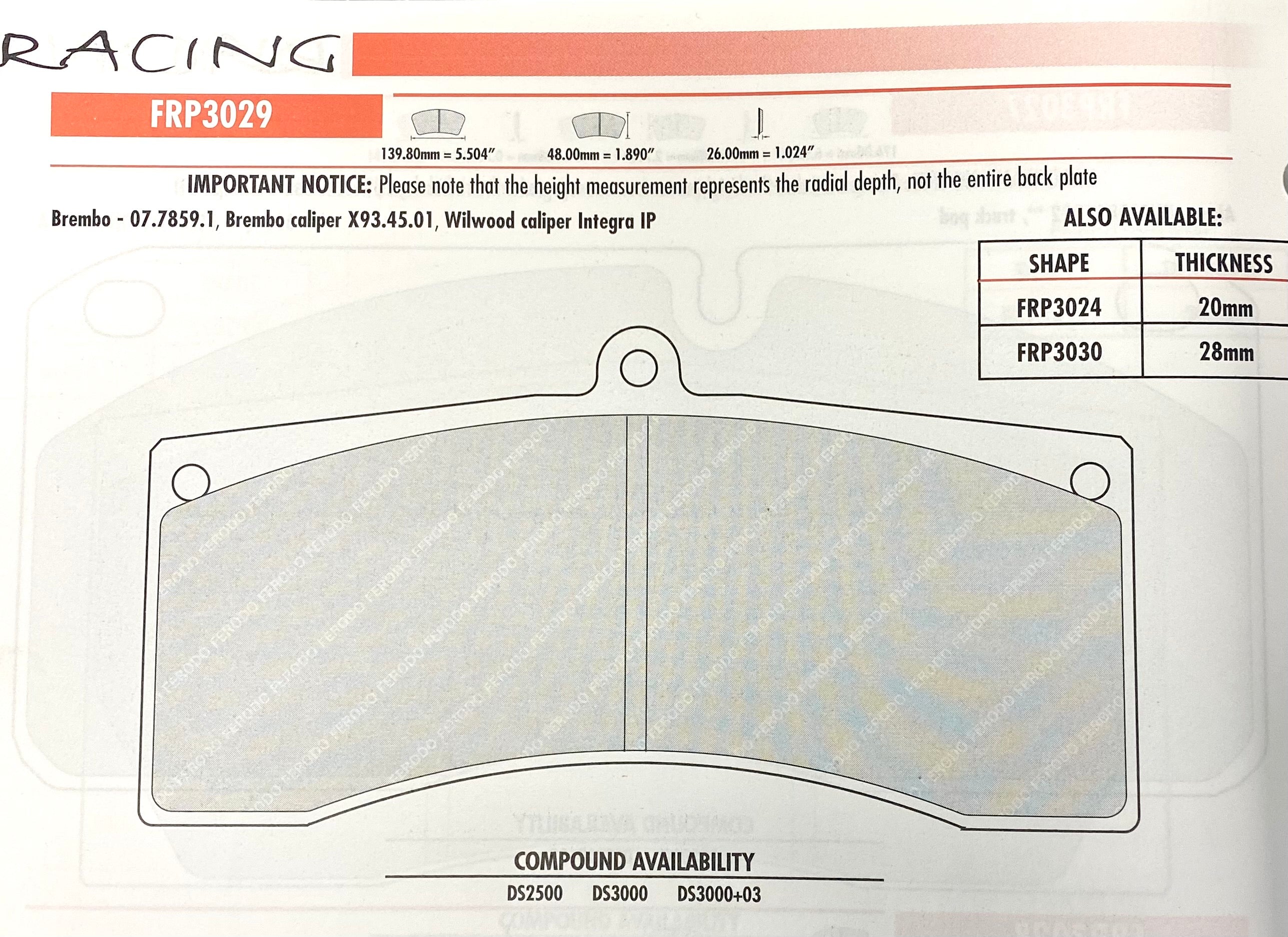 Ferodo FRP3029L Premium Brake Pads - High-Performance Ceramic Brake Pads for Smooth & Quiet Stops | Perfect for Daily Commuting, Highway Driving & Heavy-Duty Use