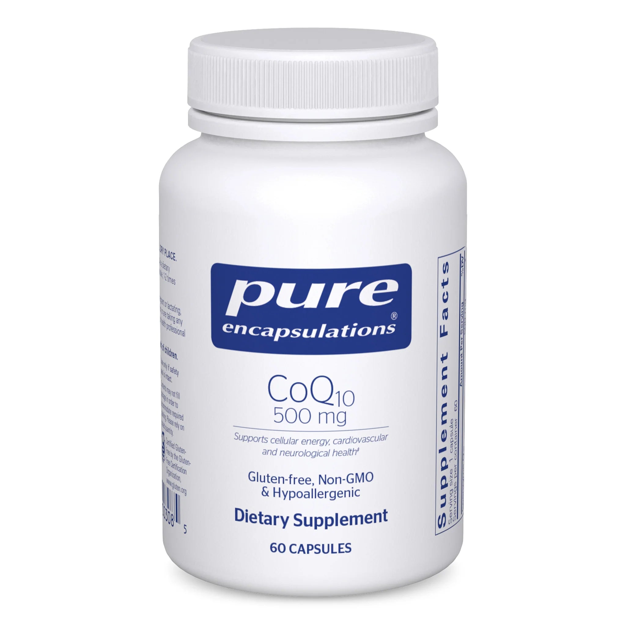 Premium CoQ10 500mg Supplement - 60 Softgels for Heart Health, Energy & Antioxidant Support - Perfect for Daily Wellness & Anti-Aging