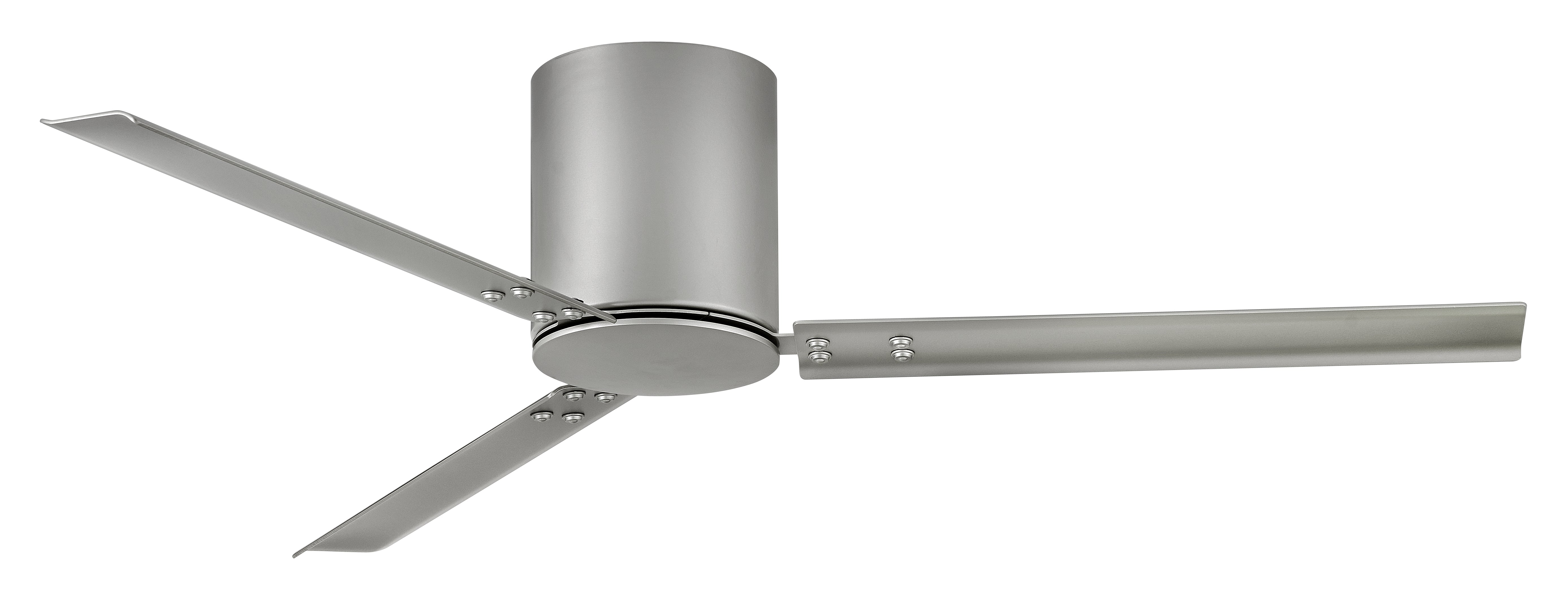 Indy Flush Mount Ceiling Fan with Light - Modern Low Profile Indoor Fan for Bedroom, Living Room, and Office - Quiet Energy Efficient DC Motor - Remote Control Included