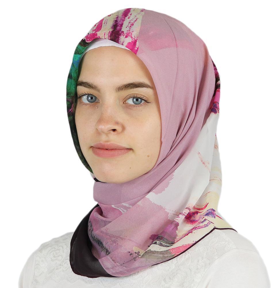 Aker 'Angel' Chiffon Hijab Scarf #7225 - Lightweight Muslim Headscarf for Women, Breathable & Stylish - Perfect for Daily Wear, Prayer, and Special Occasions