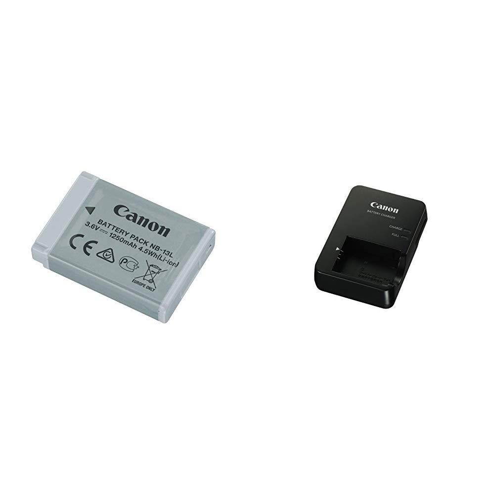 Original Canon NB-13L Battery Pack & CB-2LH Charger Kit - Compatible with Canon Cameras - Perfect for Travel Photography & Professional Shooting