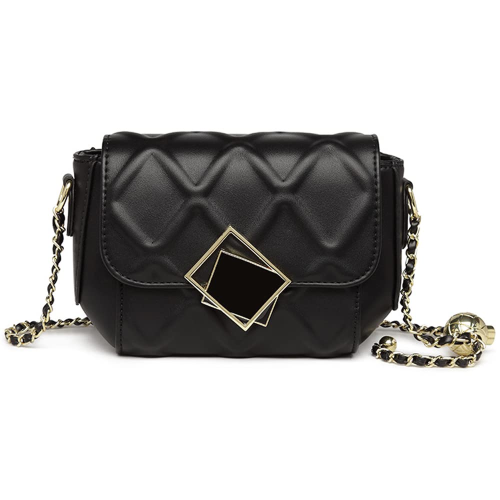 Stylish Women's Small Crossbody Bag - Genuine Leather Mini Shoulder Purse with Adjustable Chain Strap | Perfect for Everyday Use, Date Night & Travel Accessories