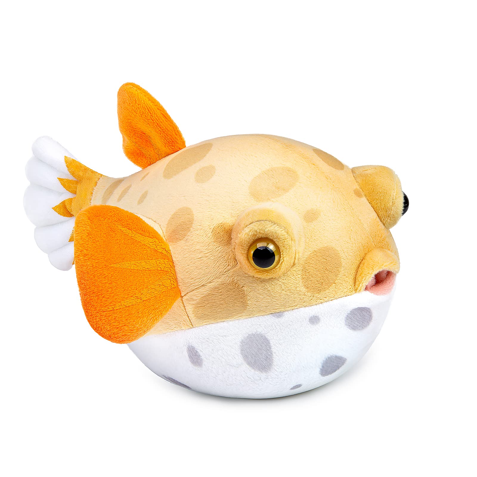 Cute Pufferfish Plush Toy - 7 Inch Yellow Fish Stuffed Animal, Soft & Huggable Gift for Kids & Collectors | Perfect for Birthday Presents, Nursery Decor & Stress Relief